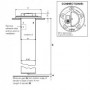 VDO Kütusepaagi toruandur - kütuse tasemeandur 270mm ∅54mm 74,5ohm